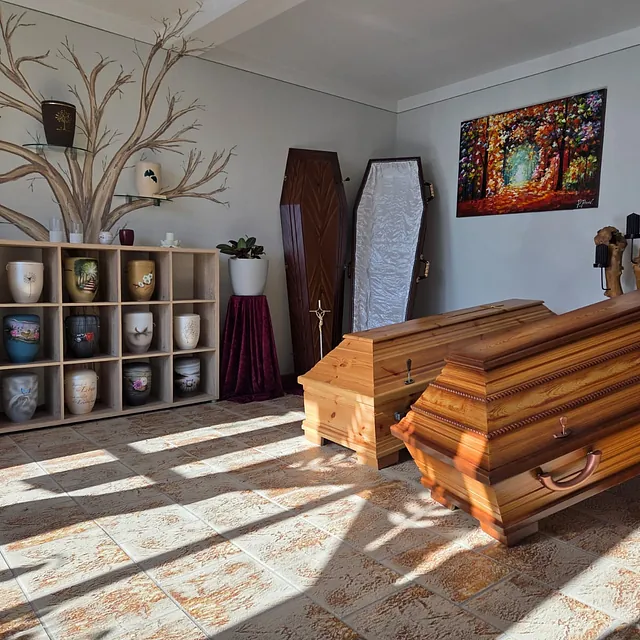 Grimmer Bestattungen Ausstellungsraum